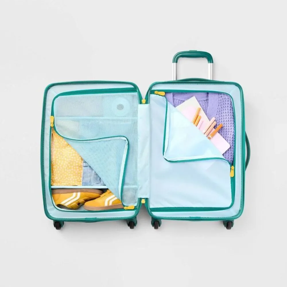 Hardside Carry On Spinner Wheels Suitcase Sage Green - Cat & Jack️